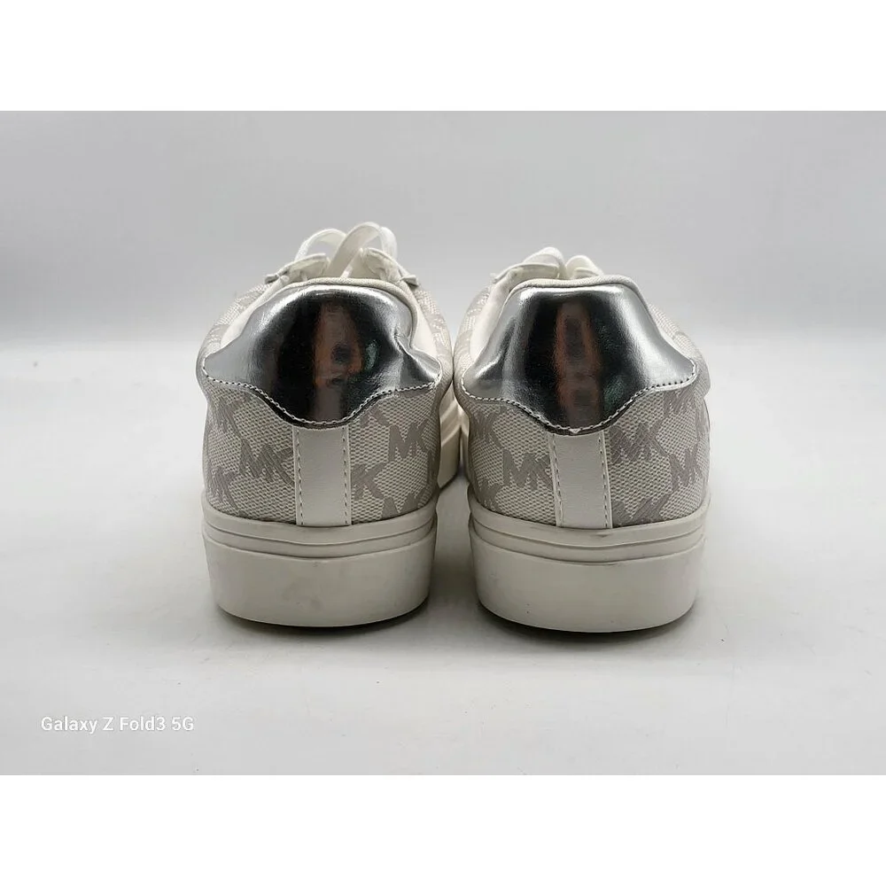 Michael‎ Kors Poppy Embellished Logo Stripe  Womens Sneakers Shoes Size 5 - Picture 6 of 9